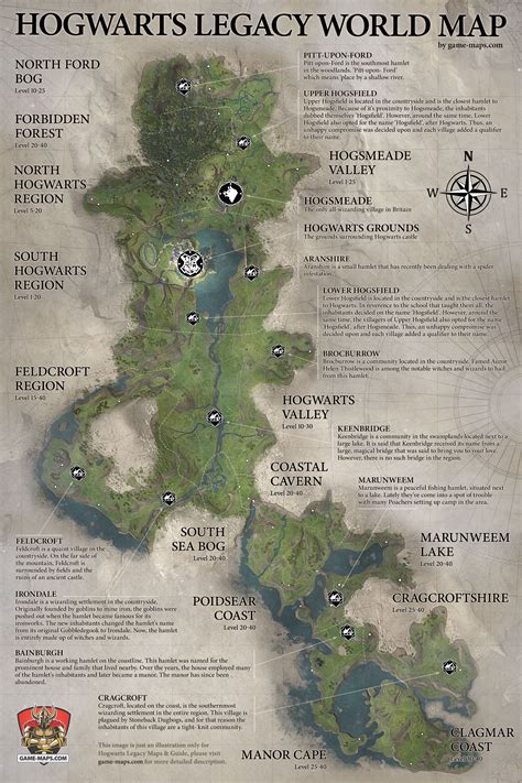 Hogwarts Legacy Map Size Revealed